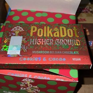 Polkadot Cookies & Cacao Belgian Chocolate Bar